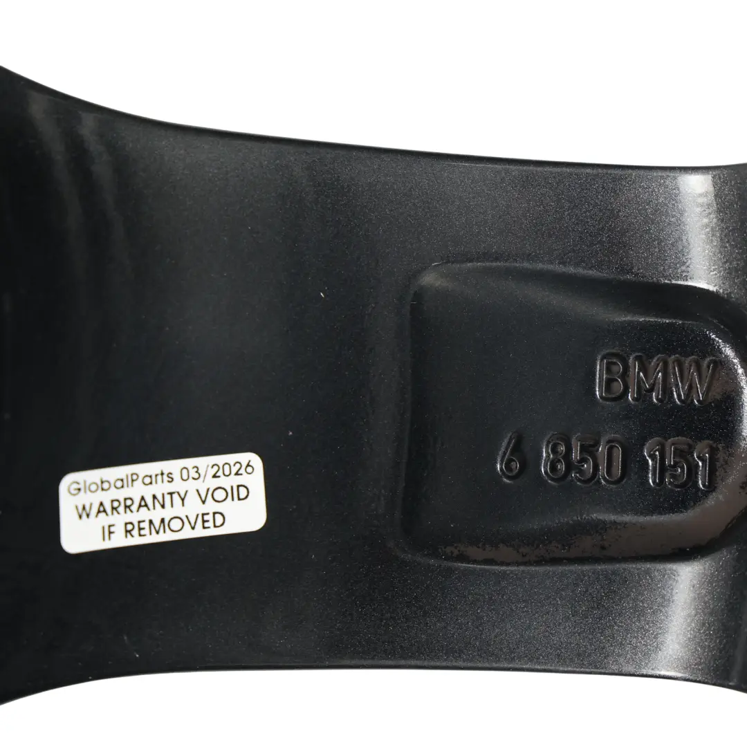 BMW F20 F21 Llanta de Aleacion Negra 17" Radio Estrella 379 7,5J ET:43 - SKU 6850151-1 - Número de pieza 6850151