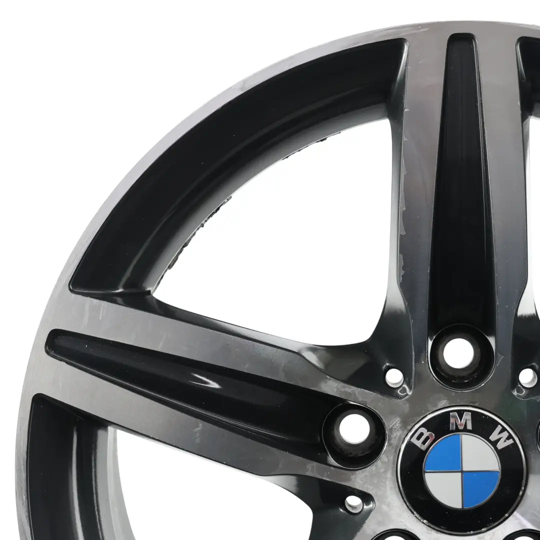 BMW F20 F21 F22 Schwarz Alu Felge Alufelge 17" 7,5J Sternspeiche 379 - SKU 6850151-4 - Teilenummer 6850151