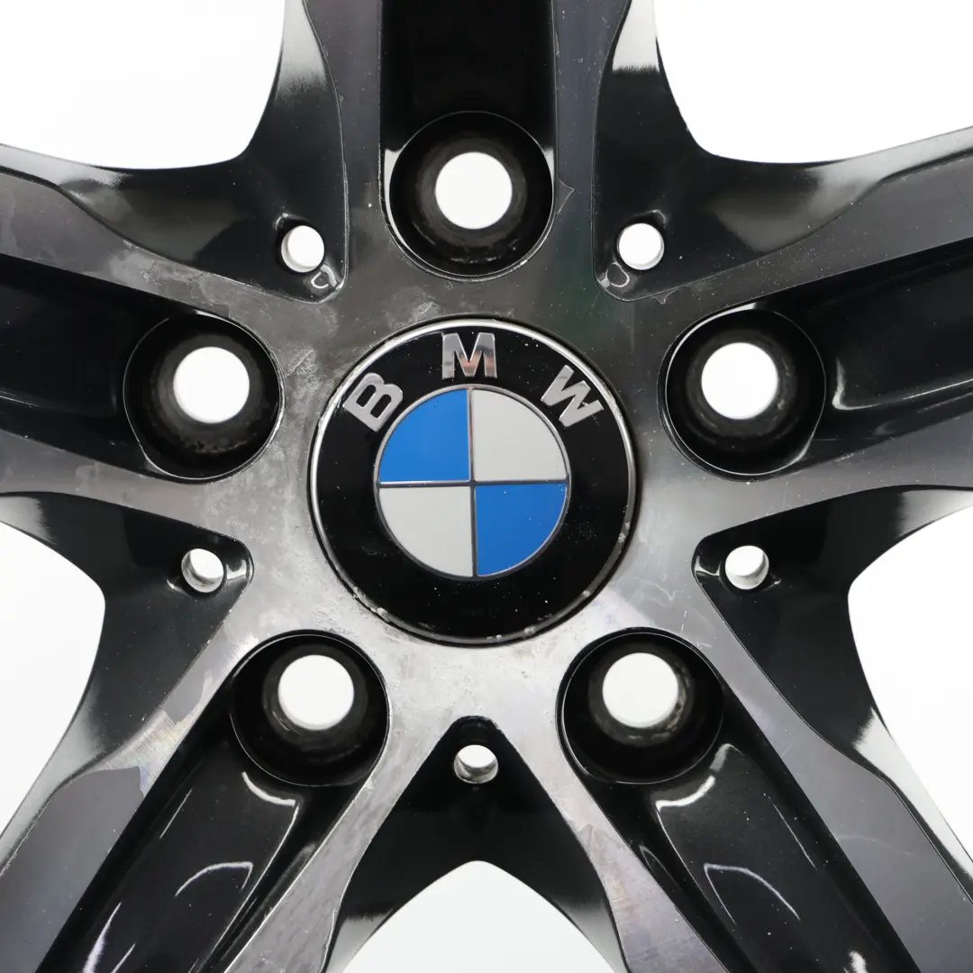 BMW F20 F21 F22 Nero AlluMini o Cerchione IN Lega 17" 7,5J Raggi a Stella 379 - SKU 6850151-4 - Numero di parte 6850151