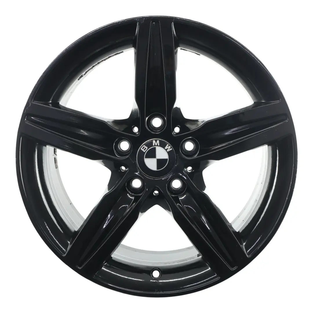 BMW F20 F21 Black Alloy Wheel Rim 17" Star Spoke 379 ET:43 7,5J - SKU 6850151-7 - Part number 6850151