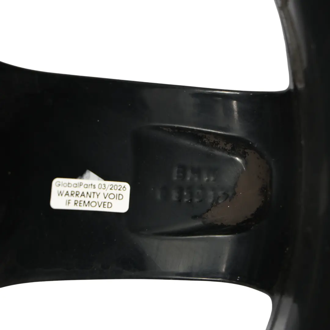 BMW F20 F21 Black Alloy Wheel Rim 17" Star Spoke 379 ET:43 7,5J - SKU 6850151-7 - Part number 6850151
