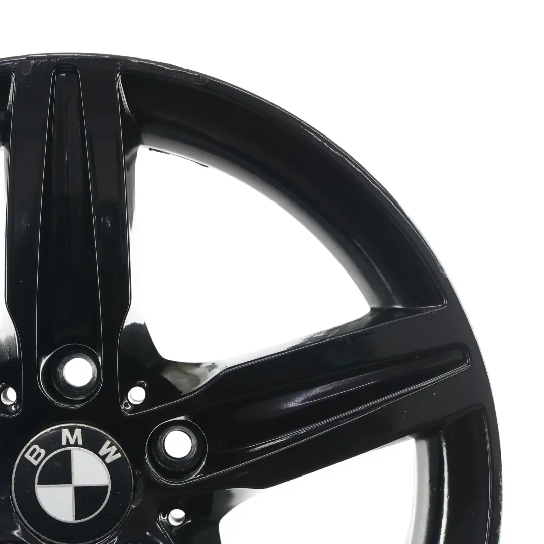 BMW F20 F21 Black Alloy Wheel Rim 17" Star Spoke 379 ET:43 7,5J - SKU 6850151-7 - Part number 6850151
