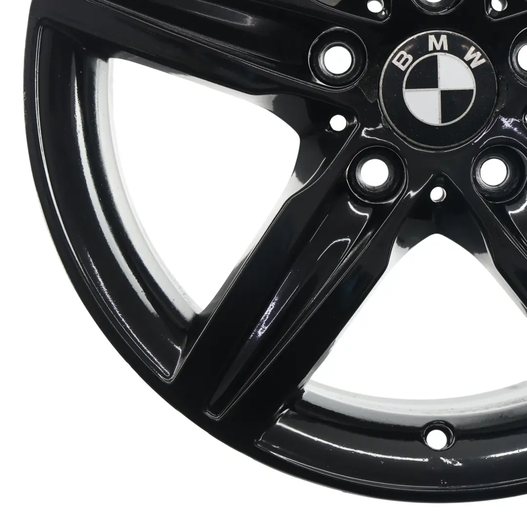 BMW F20 F21 Black Alloy Wheel Rim 17" Star Spoke 379 ET:43 7,5J - SKU 6850151-7 - Part number 6850151