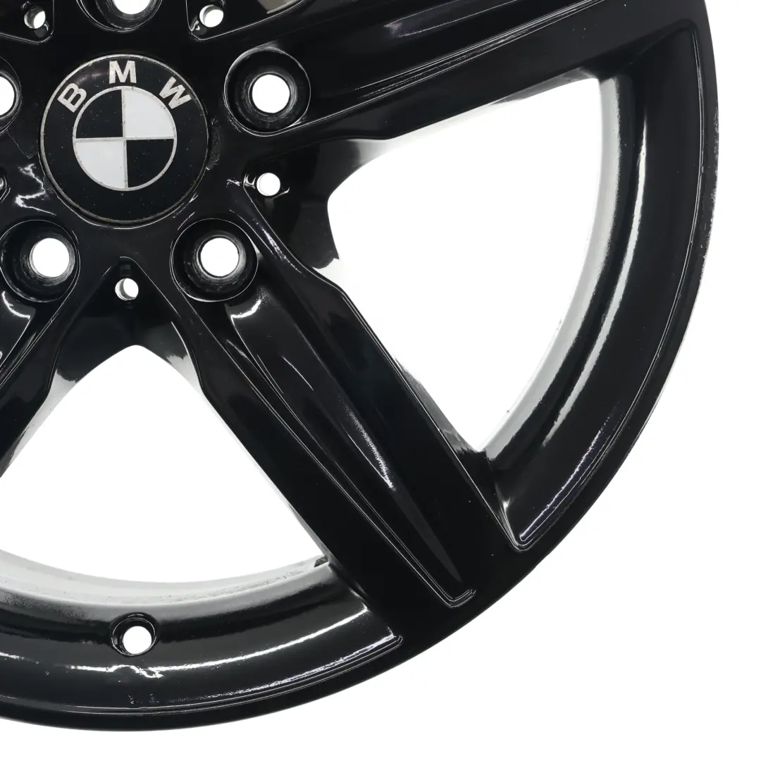 BMW F20 F21 Black Alloy Wheel Rim 17" Star Spoke 379 ET:43 7,5J - SKU 6850151-7 - Part number 6850151