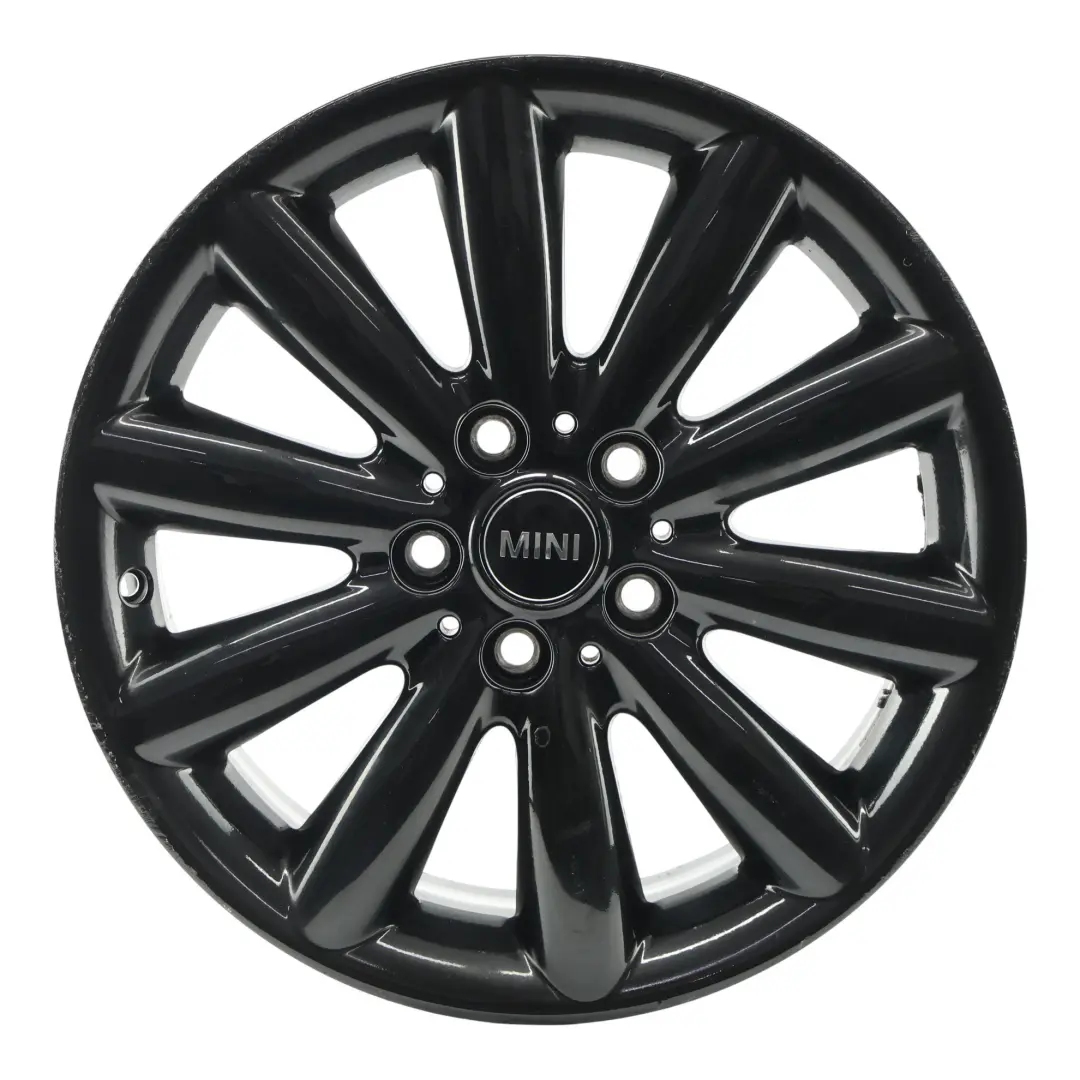 Schwarz Alufelge 17" ET:54 7J Cosmos Speiche 499 für Mini Cooper F55 F56 mit Teilenummer 6855109 Mini Cooper F55 F56 Schwarz Alufelge 17" ET:54 7J Cosmos Speiche 499 - SKU 6855109-1 - Teilenummer 6855109