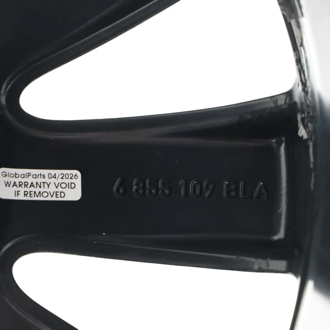 Mini Cooper F55 F56 Nero Cerchio in lega 17" ET:54 7J Cosmos Spoke 499 - SKU 6855109-1 - Numero di parte 6855109