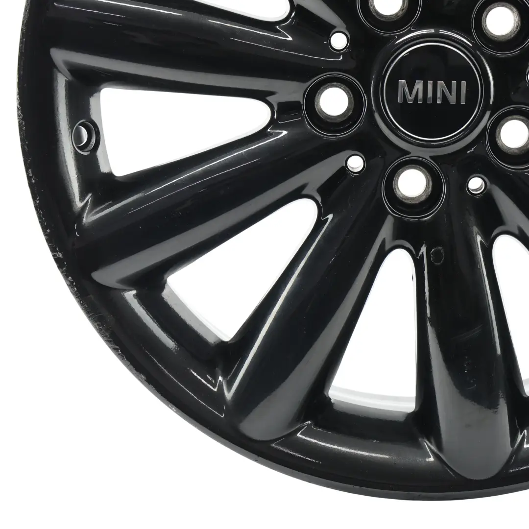 Schwarz Alufelge 17" ET:54 7J Cosmos Speiche 499 für Mini Cooper F55 F56 mit Teilenummer 6855109 Mini Cooper F55 F56 Schwarz Alufelge 17" ET:54 7J Cosmos Speiche 499 - SKU 6855109-1 - Teilenummer 6855109