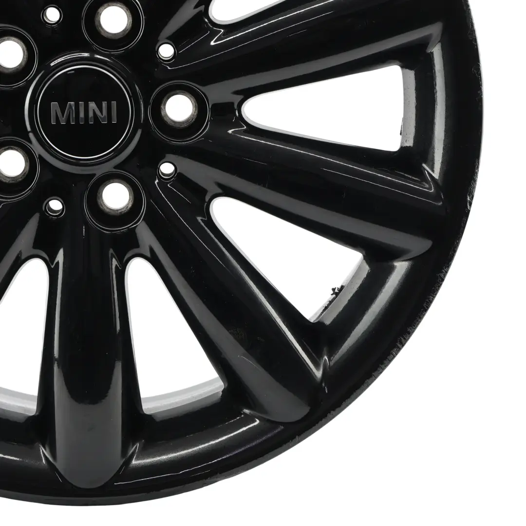 Mini Cooper F55 F56 Schwarz Alufelge 17" ET:54 7J Cosmos Speiche 499 - SKU 6855109-2 - Teilenummer 6855109