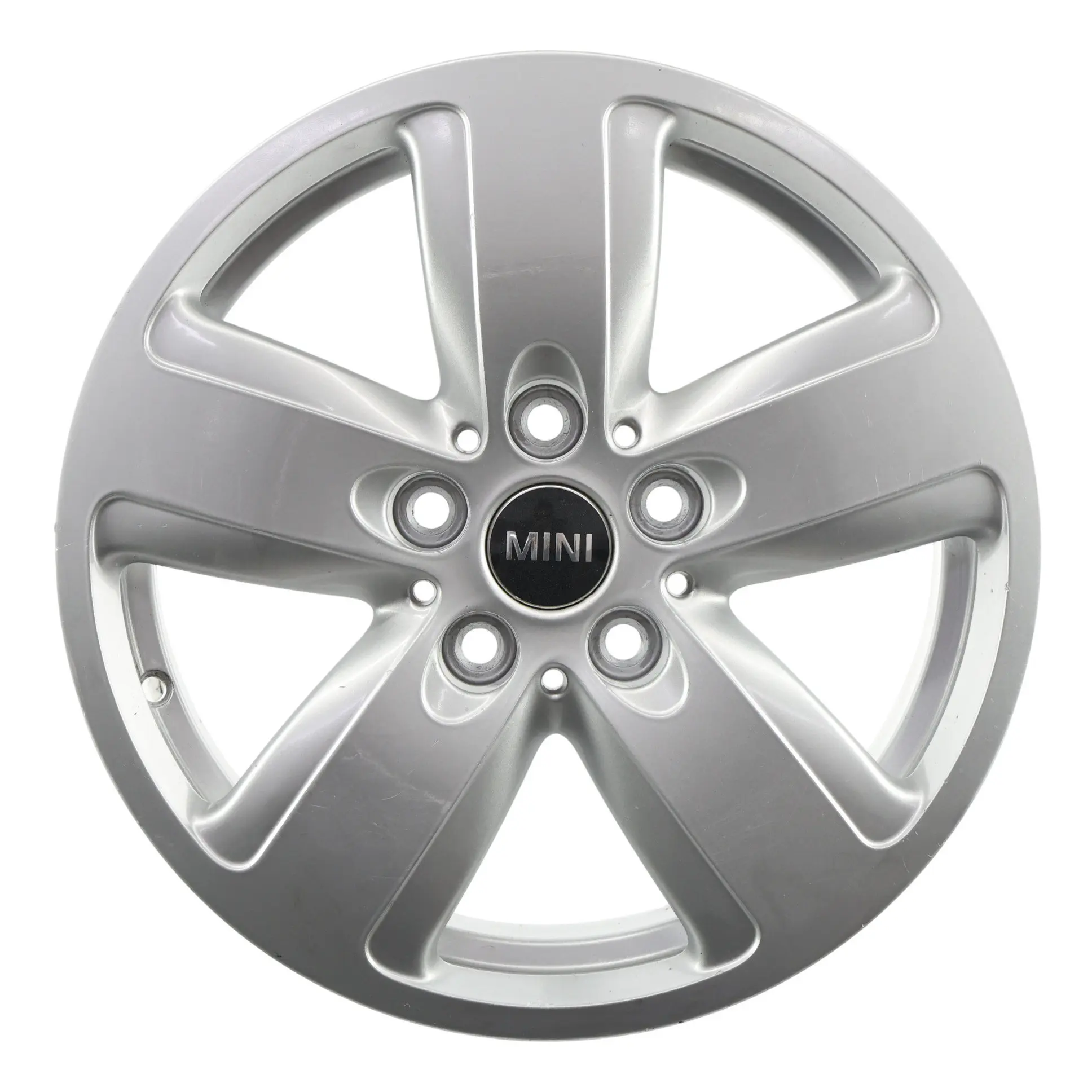 Mini Cooper F54 Silberne Leichtmetallfelge 16" ET:54 7J Revolite Speiche 6856043