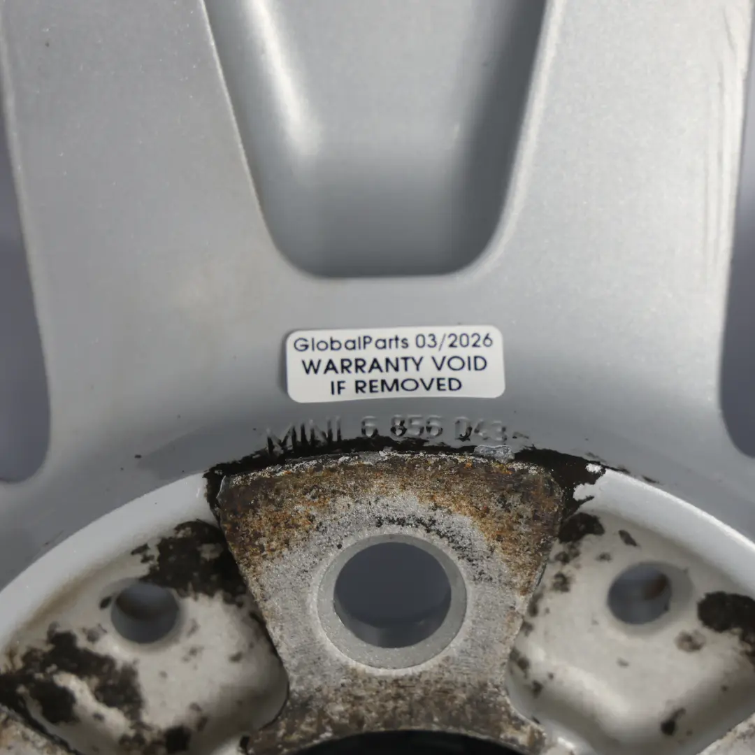 Alloy Rim 16" ET:54 7J Revolite Spoke to Mini Cooper F54 Silver Wheel with Part number 6856043 Mini Cooper F54 Silver Wheel Alloy Rim 16" ET:54 7J Revolite Spoke - SKU 6856043-1 - Part number 6856043