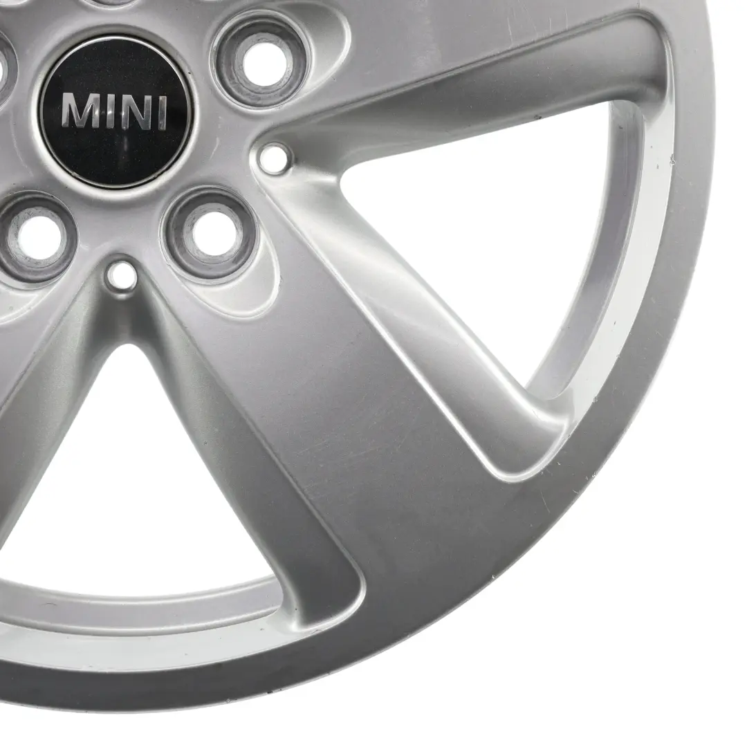 llanta de aleación de plata 16 "ET: 54 7J Revolite Spoke para Mini Cooper F54 con número de pieza 6856043 Mini Cooper F54 llanta de aleación de plata 16 "ET: 54 7J Revolite Spoke - SKU 6856043-1 - Número de pieza 6856043