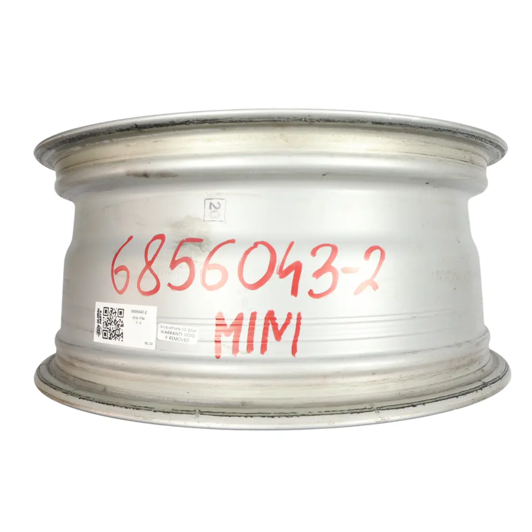 Srebrna Felga Aluminiowa 16" ET:54 7J do Mini Cooper F54 o numerze 6856043 Mini Cooper F54 Srebrna Felga Aluminiowa 16" ET:54 7J - SKU 6856043-2 - Numer Części 6856043