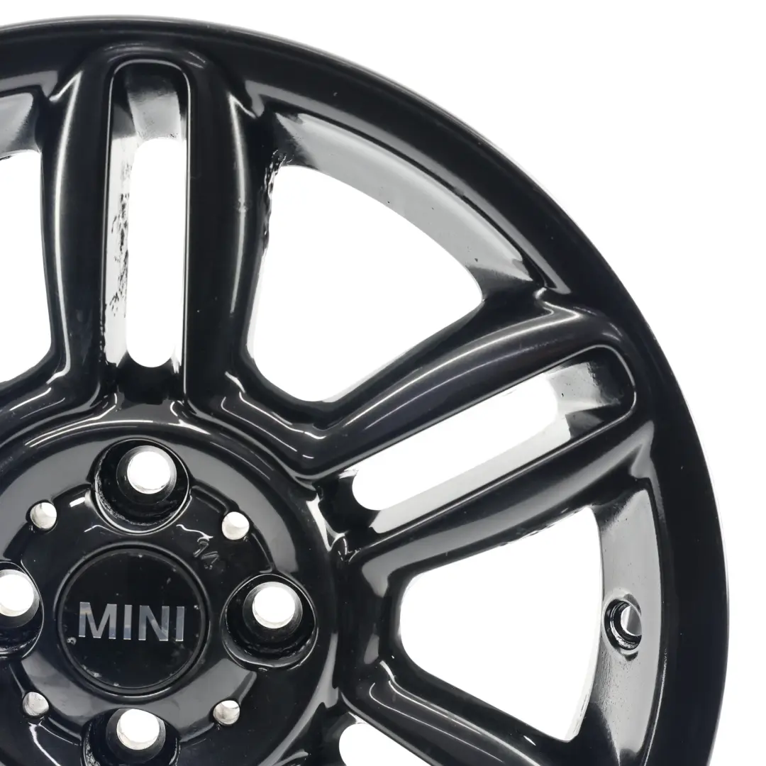 Cerchio In Lega Nero 16" 6,5J 6-Star Twin Spoke 119 per Mini Cooper R55 R56 R57 con numero di parte 6856969 Mini Cooper R55 R56 R57 Cerchio In Lega Nero 16" 6,5J 6-Star Twin Spoke 119 - SKU 6856969-1 - Numero di parte 6856969