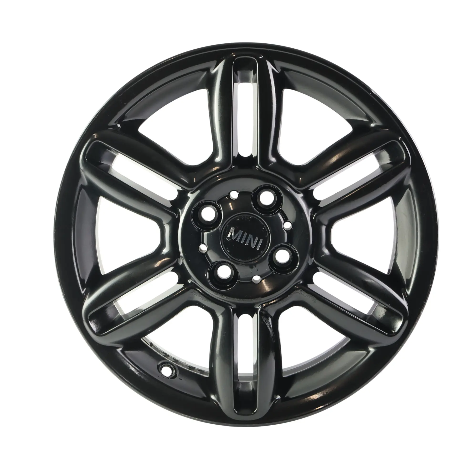 Mini Cooper R55 R56 R57 Llanta De Aleación Negra 16" 6,5J 6-Star Twin Spoke 119
