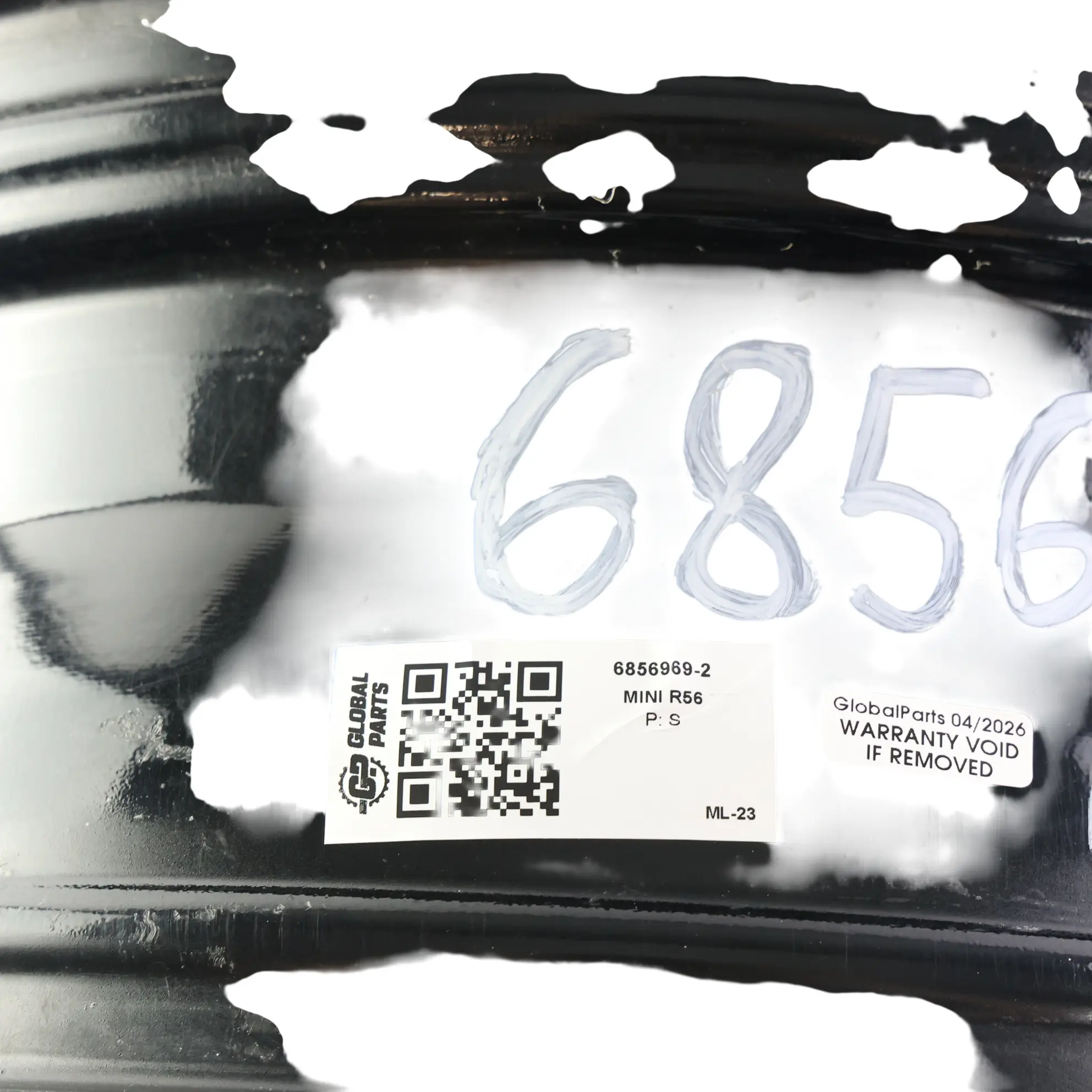 Mini Cooper R55 R56 R57 Schwarz Felge 16" 6,5J 6-Stern Doppelspeiche 119