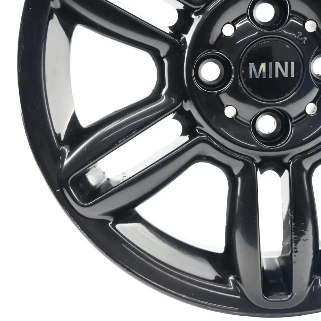 Alloy Rim 16" 6,5J 6-Star Twin Spoke 119 to Mini Cooper R55 R56 R57 Black Wheel with Part number 6856969 Mini Cooper R55 R56 R57 Black Wheel Alloy Rim 16" 6,5J 6-Star Twin Spoke 119 - SKU 6856969-4 - Part number 6856969