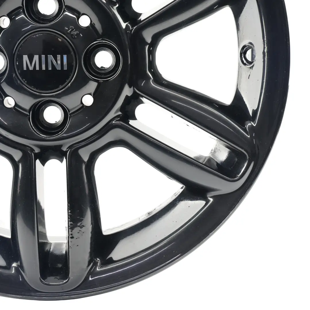 Alloy Rim 16" 6,5J 6-Star Twin Spoke 119 to Mini Cooper R55 R56 R57 Black Wheel with Part number 6856969 Mini Cooper R55 R56 R57 Black Wheel Alloy Rim 16" 6,5J 6-Star Twin Spoke 119 - SKU 6856969-4 - Part number 6856969