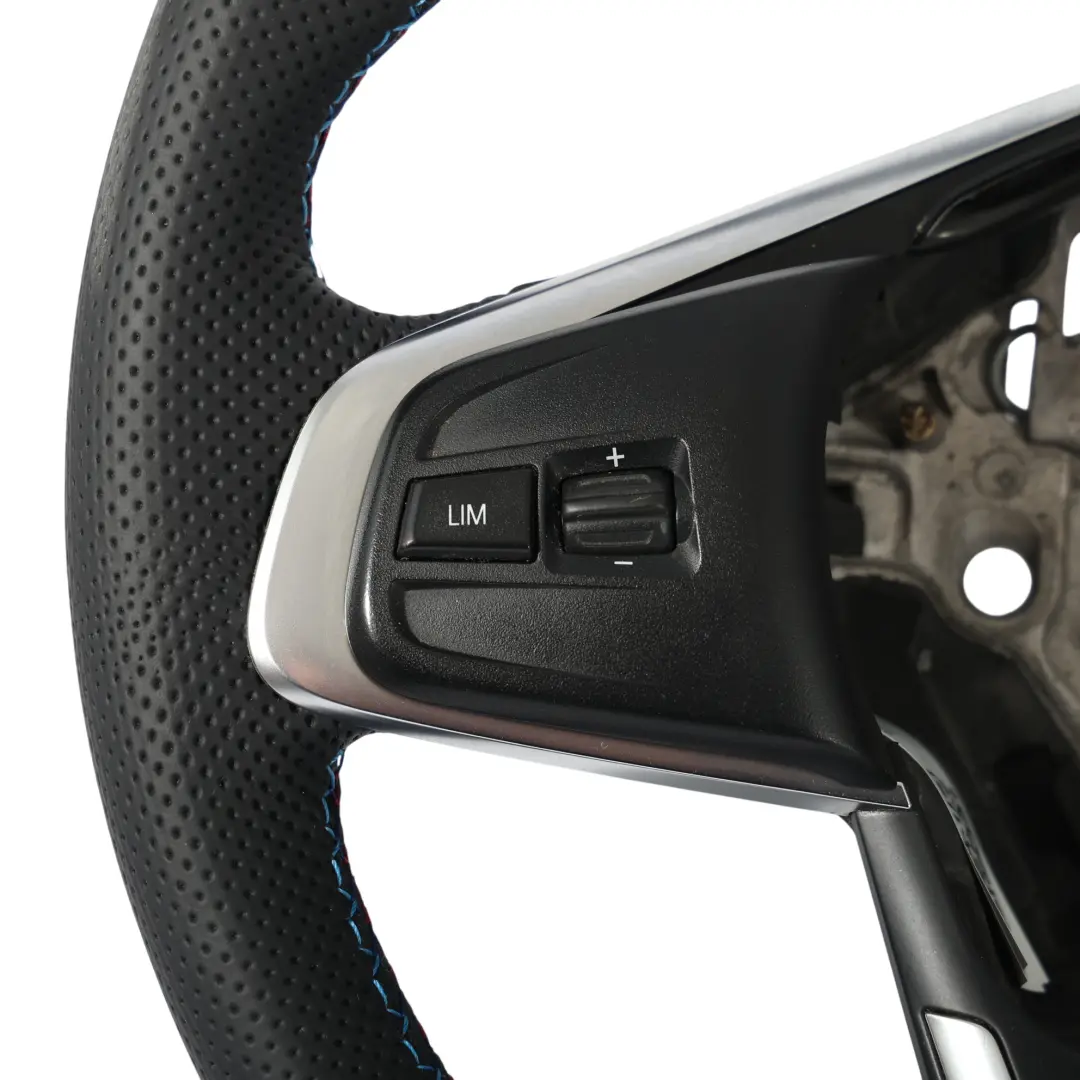 Leather Sport Steering Wheel M-tricolored to BMW F45 F46 X1 F48 X2 F39 NEW Black with Part number 6860357 BMW F45 F46 X1 F48 X2 F39 NEW Black Leather Sport Steering Wheel M-tricolored - SKU 6860357-2 - Part number 6860357