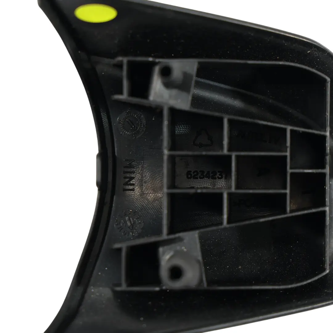 Steering Wheel Cover Three Spoke Trim Panel Set Black 6234237 to Mini F54 F55 F56 with Part number 6864890 Mini F54 F55 F56 Steering Wheel Cover Three Spoke Trim Panel Set Black 6234237 - SKU 6864890 - Part number 6864890