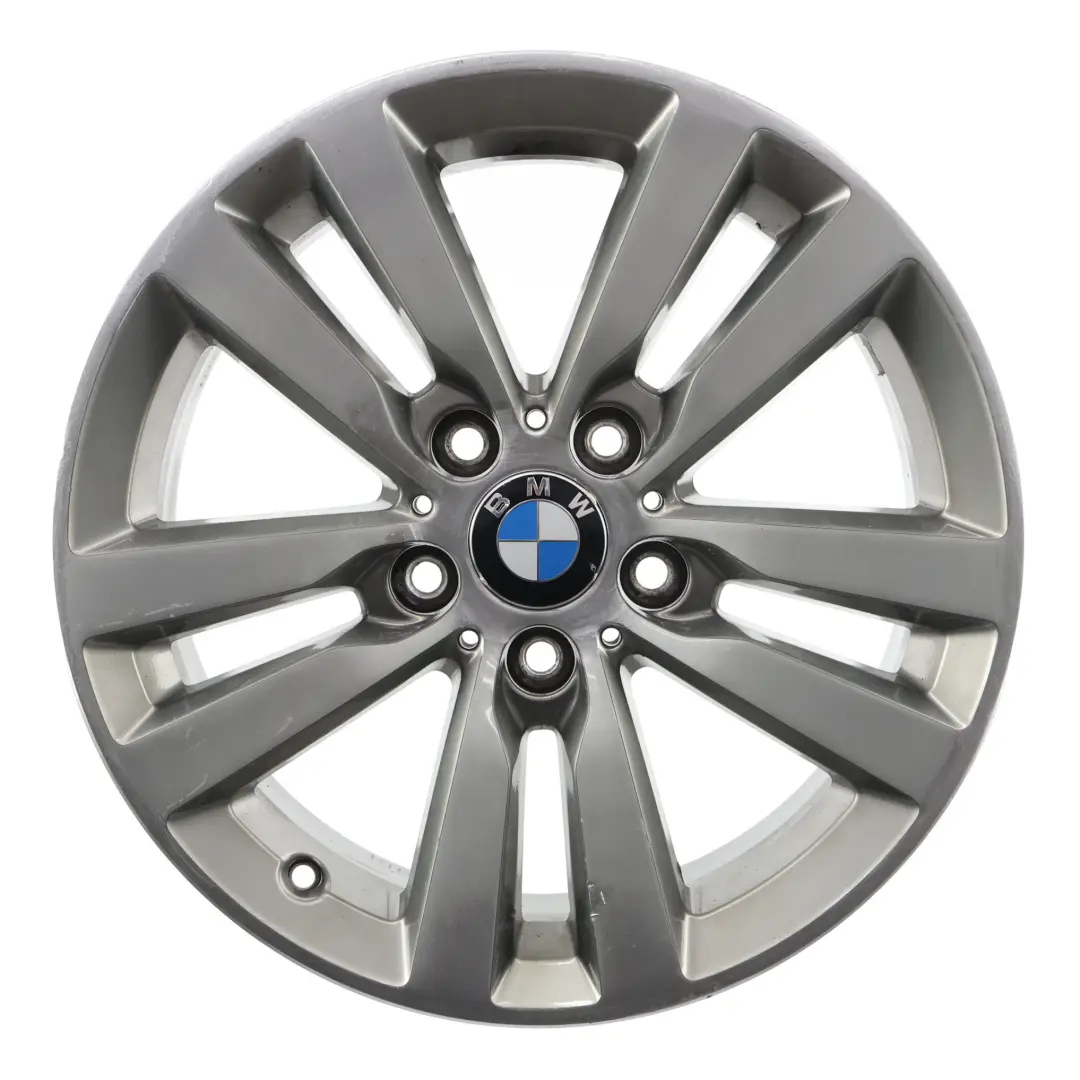 BMW F20 F21 F22 F23 Jante Alliage Gris Ferrique 17" Double Rayon 655 ET:43 7,5J - SKU 6866303-1 - Numéro de pièce 6866303