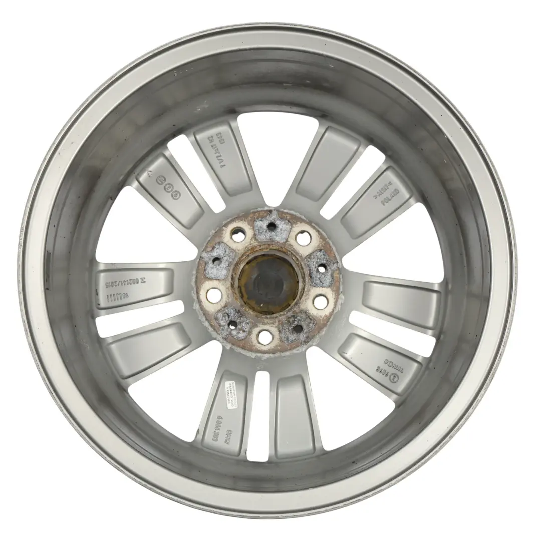 BMW F20 F21 F22 F23 Jante Alliage Gris Ferrique 17" Double Rayon 655 ET:43 7,5J - SKU 6866303-1 - Numéro de pièce 6866303
