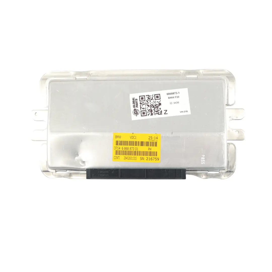 Modulo Controllo Sospensioni VDC per BMW F06 F15 F20 F30 con numero di parte 6868873 BMW F06 F15 F20 F30 Modulo Controllo Sospensioni VDC - SKU 6868873-1 - Numero di parte 6868873