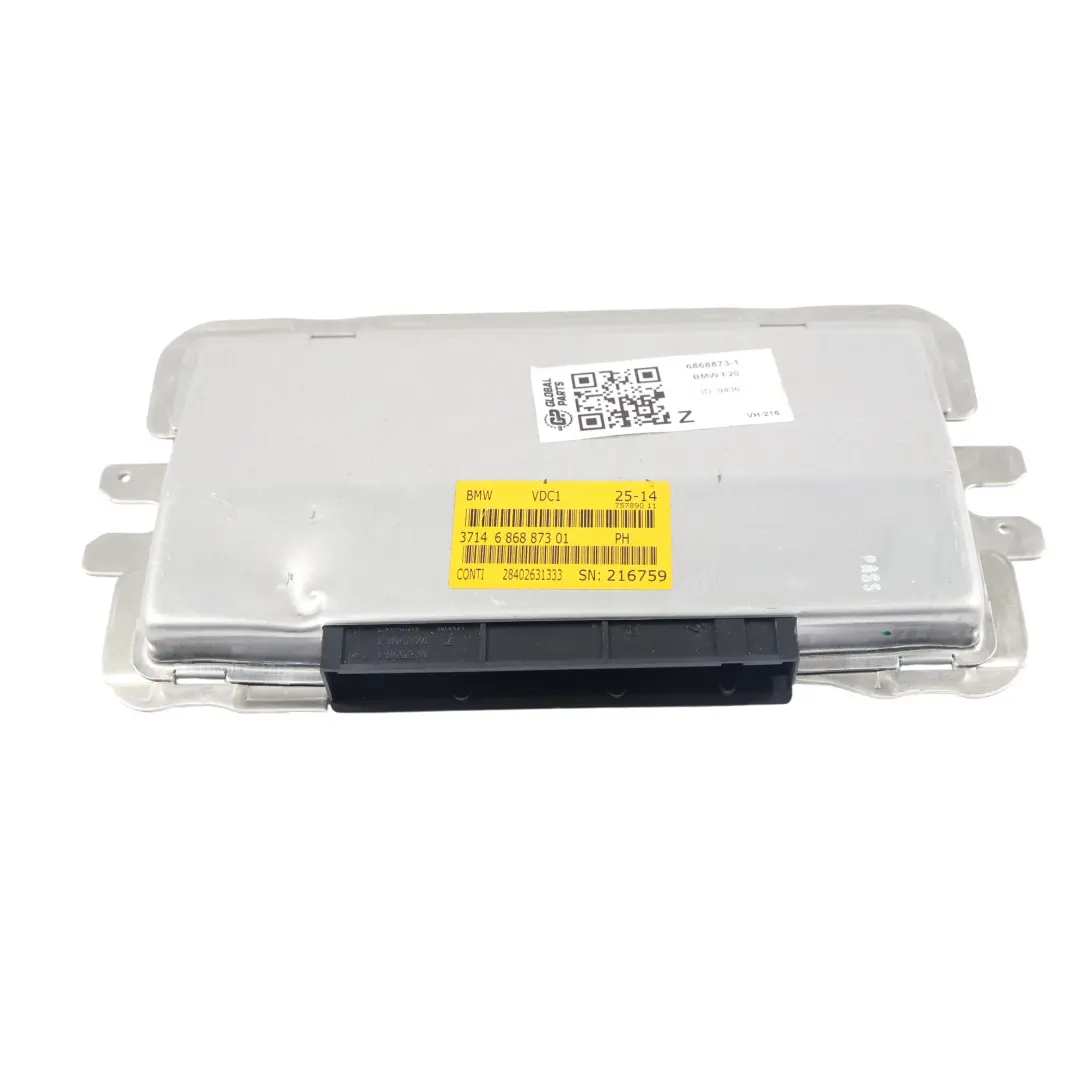 Fahrwerk Steuergerät VDC Einheit für BMW F06 F15 F20 F30 mit Teilenummer 6868873 BMW F06 F15 F20 F30 Fahrwerk Steuergerät VDC Einheit - SKU 6868873-1 - Teilenummer 6868873