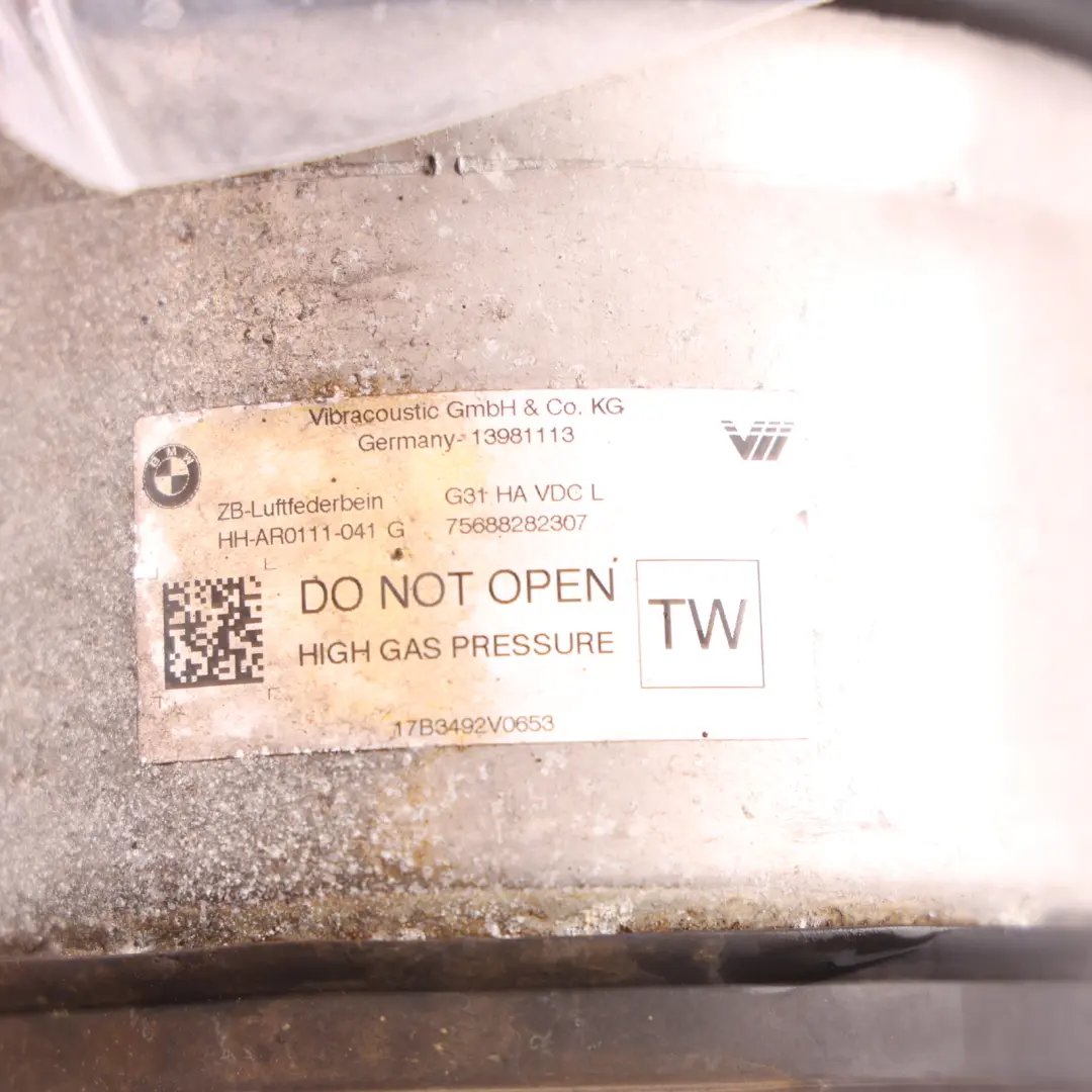 Strut Shock Absorber Rear Left N/S to BMW G31 Air Spring with Part number 6882823 BMW G31 Air Spring Strut Shock Absorber Rear Left N/S - SKU 6882823 - Part number 6882823