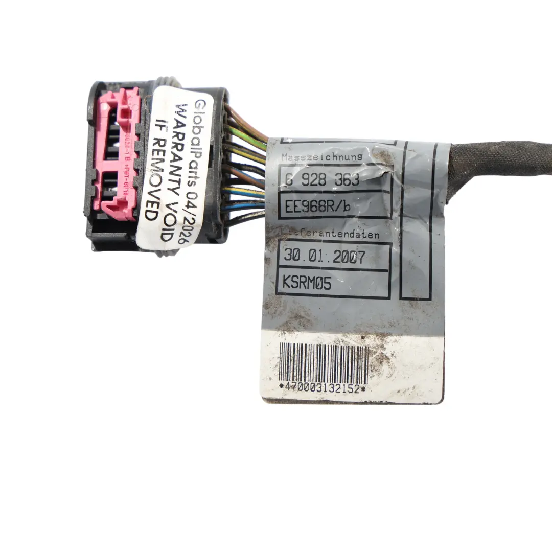 Cablaggio PDC Paraurti Posteriore Set Cavi per BMW E60 E61 con numero di parte 6928366 BMW E60 E61 Cablaggio PDC Paraurti Posteriore Set Cavi - SKU 6928366-1 - Numero di parte 6928366