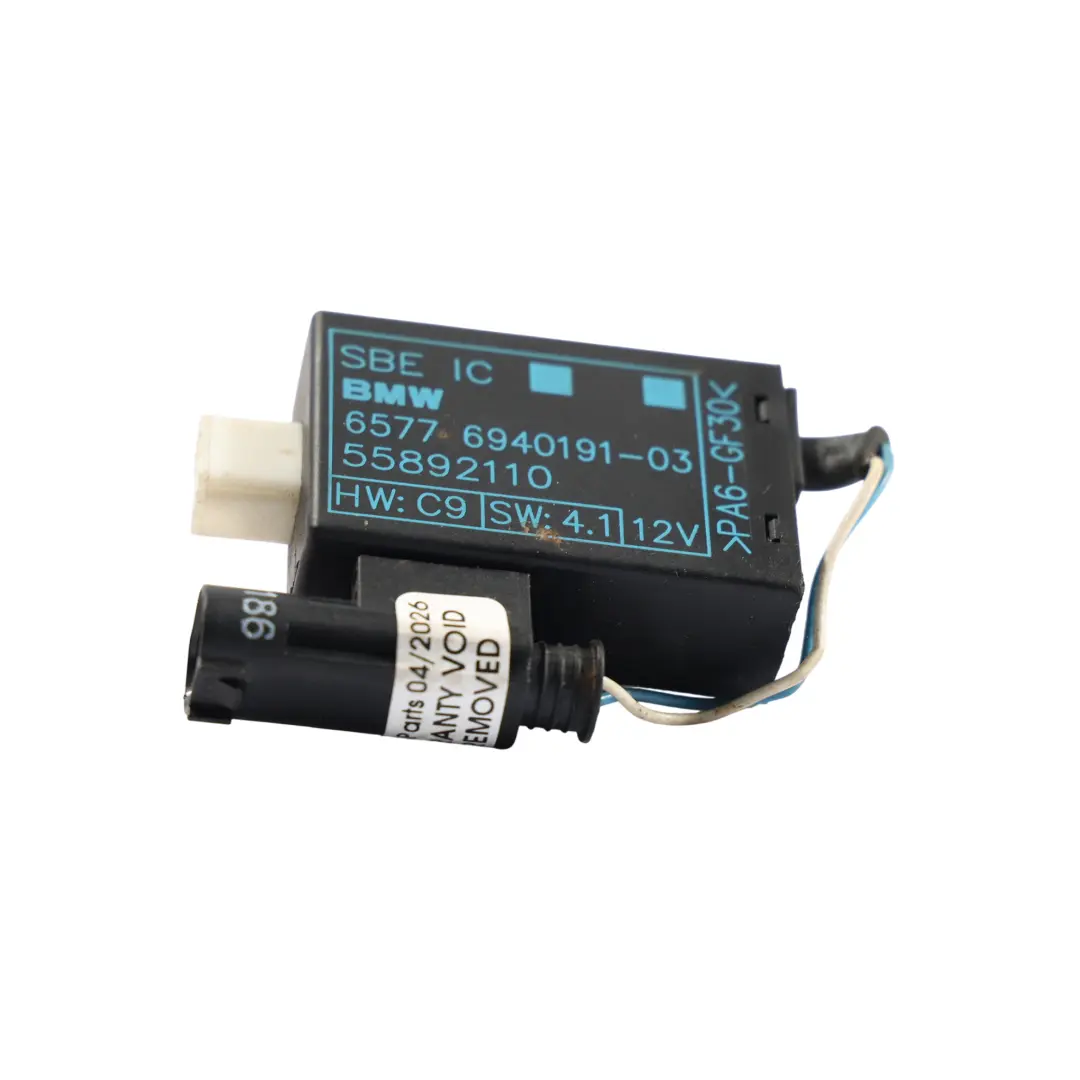 Capteur Occupation Siège pour BMW E31 E34 E36 E39 E38 E46 E65 E66 E67 à propos du numéro de pièce 6940191 BMW E31 E34 E36 E39 E38 E46 E65 E66 E67 Capteur Occupation Siège - SKU 6940191 - Numéro de pièce 6940191