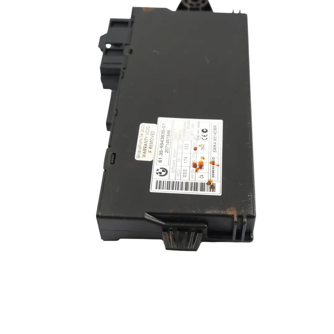 BMW E90 E91 E60 E61 E64 CAS3 Modulo Unità Controllo - SKU 6943835 - Numero di parte 6943835