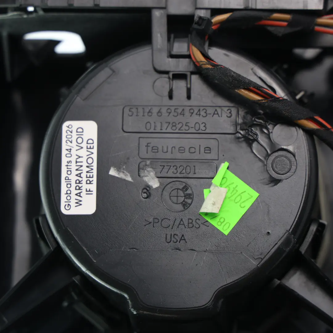 BMW E70 E71 Getränkehalter Mittelkonsole Roller Schwarz - SKU 6954943-4 - Teilenummer 6954943