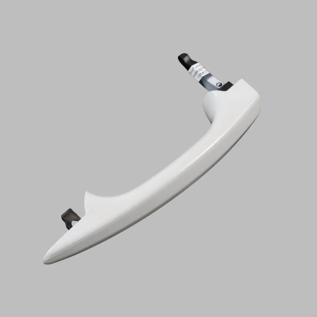 BMW E60 E61 Tirador Puerta Delantero Trasero Izquierdo Blanco Alpino 3 - 300 - SKU 0154344-AW - Número de pieza 0154344