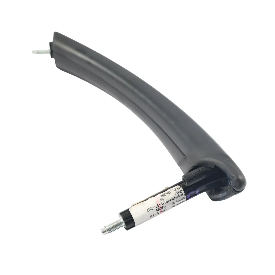 BMW E60 E61 LCI Maniglia Porta Interna Pelle Nera Anteriore Sinistra - SKU 6983689 - Numero di parte 6983689