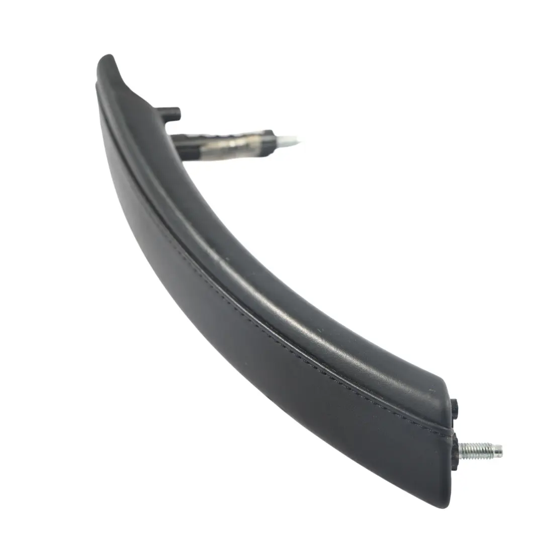BMW E60 E61 LCI Maniglia Porta Interna Pelle Nera Anteriore Sinistra - SKU 6983689 - Numero di parte 6983689