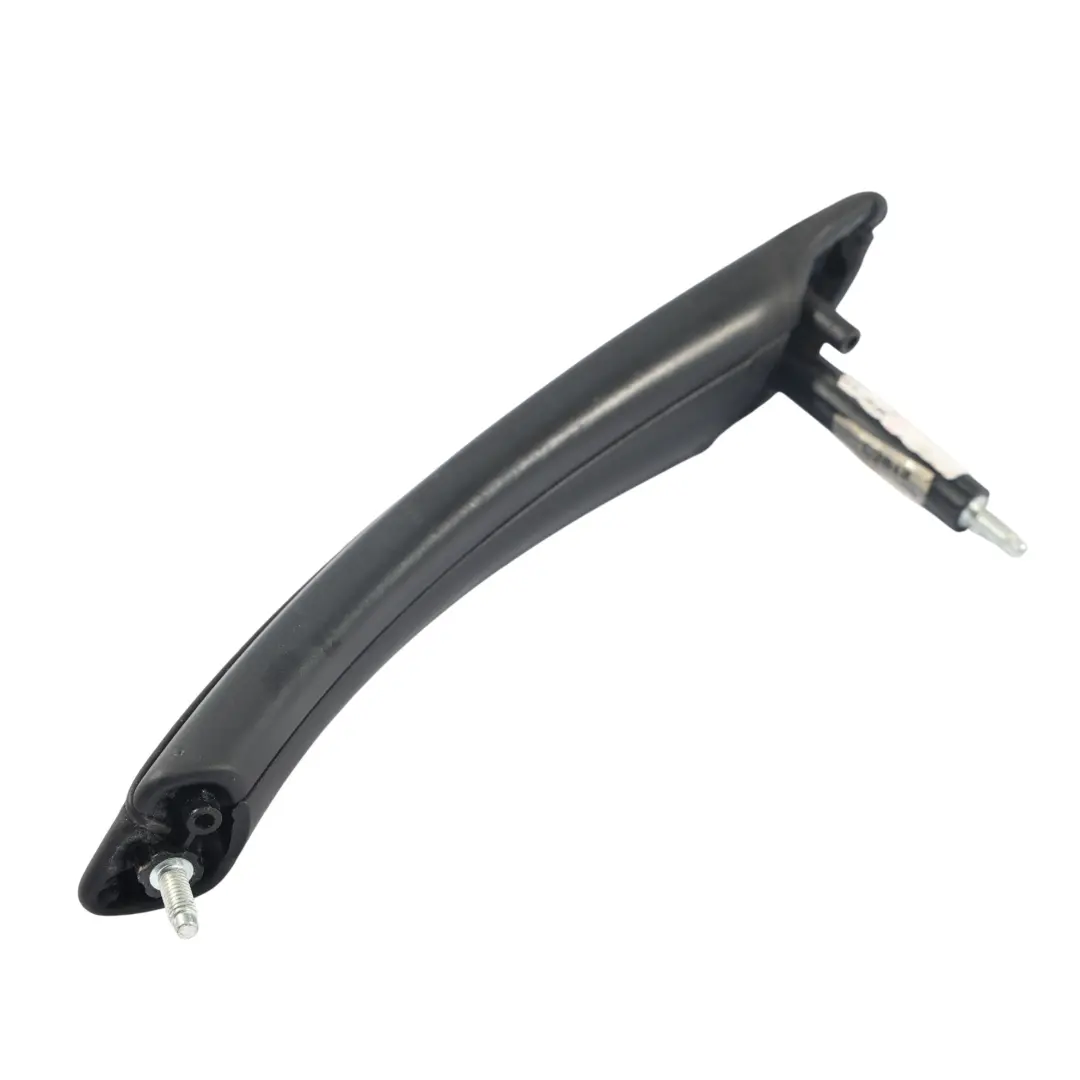 BMW E60 E61 LCI Maniglia Porta Interna Pelle Nera Anteriore Sinistra - SKU 6983689 - Numero di parte 6983689