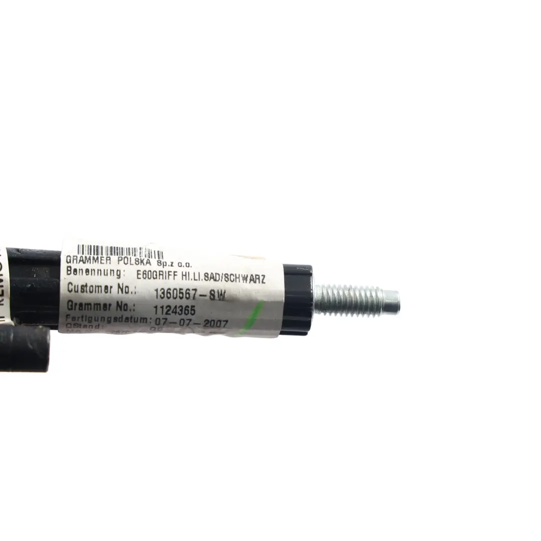 BMW E60 E61 LCI Innen Tür Griff Leder Schwarz Hinten Links - SKU 6984637 - Teilenummer 6984637