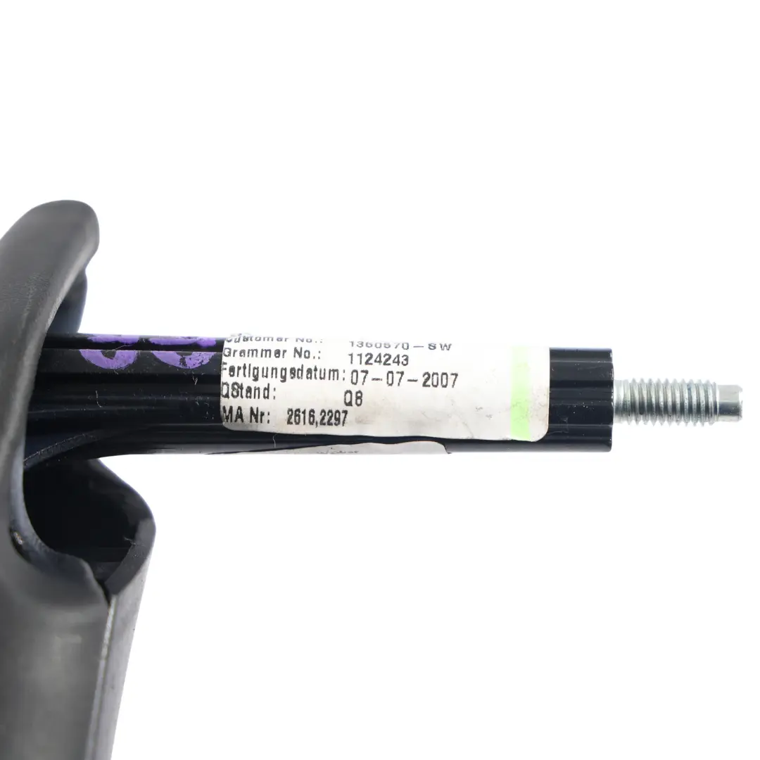 Interior Door Pull Handle Leather Black Rear Right O/S to BMW E60 E61 LCI with Part number 6984638 BMW E60 E61 LCI Interior Door Pull Handle Leather Black Rear Right O/S - SKU 6984638 - Part number 6984638