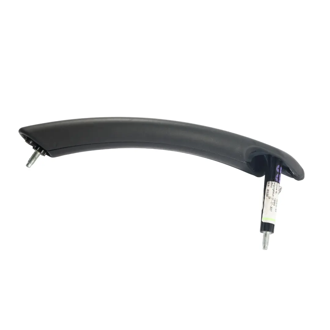 BMW E60 E61 LCI Tirador Puerta Interior Cuero Negro Trasero Derecho - SKU 6984638 - Número de pieza 6984638