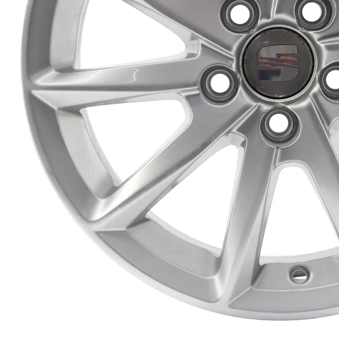 Seat Ibiza Mk4 Llanta Aleación Plata 15" 6J ET38 5X100 - SKU 6J0601025K-1 - Número de pieza 6J0601025K