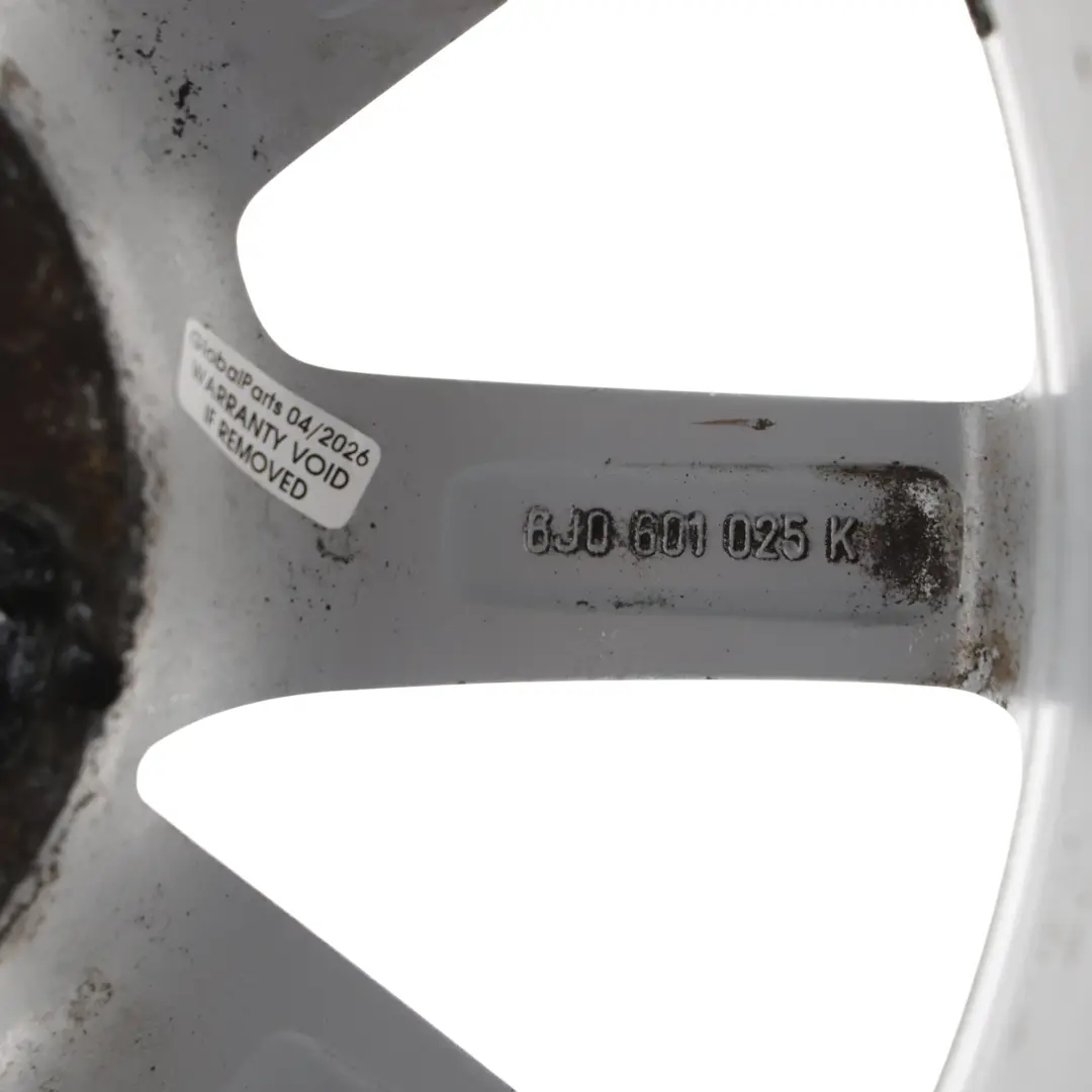 Seat Ibiza Mk4 Silver Alloy Wheel 15" 6J ET38 5X100 - SKU 6J0601025K-2 - Part number 6J0601025K