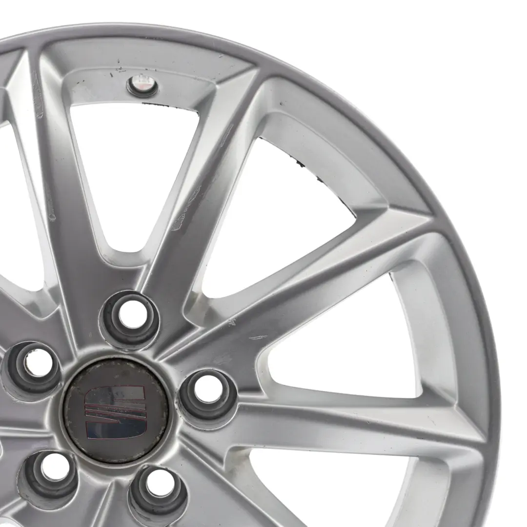Seat Ibiza Mk4 Llanta Aleación Plata 15" 6J ET38 5X100 - SKU 6J0601025K-2 - Número de pieza 6J0601025K