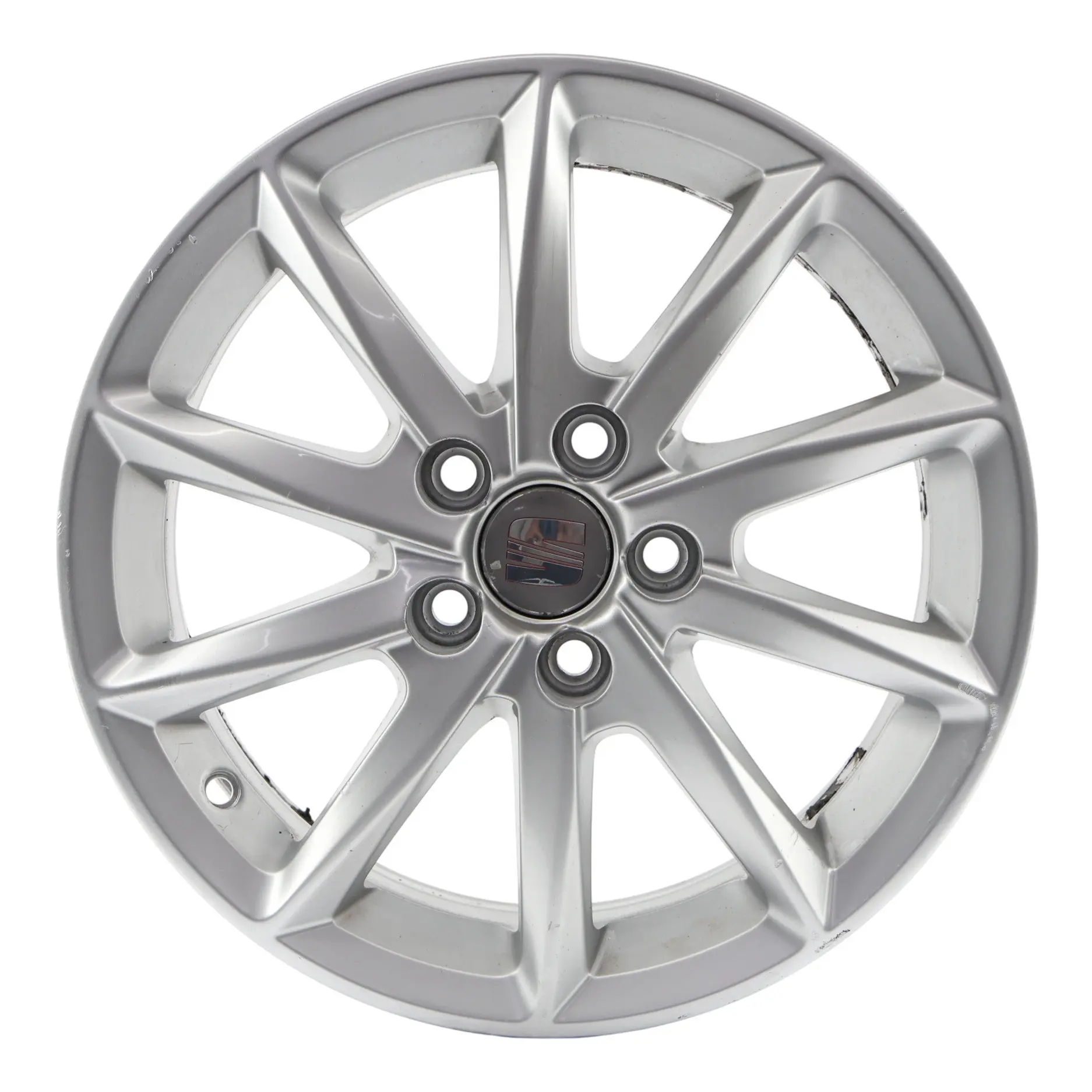 Seat Ibiza Mk4 Felga Aluminiowa Srebrna 15" 6J ET38 5X100 6J0601025K