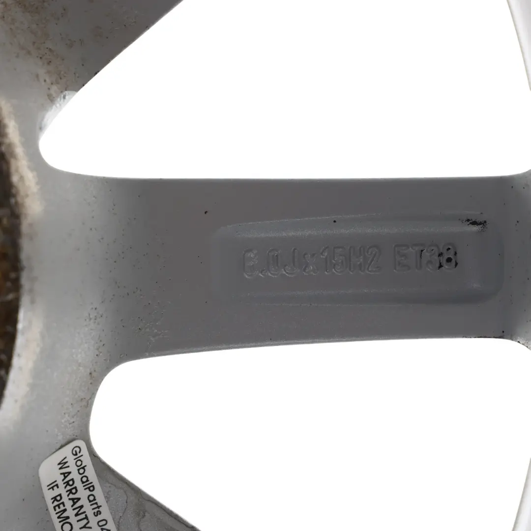 Mk4 Jante Alliage Argent 15" 6J ET38 5X100 pour Seat Ibiza à propos du numéro de pièce 6J0601025K Seat Ibiza Mk4 Jante Alliage Argent 15" 6J ET38 5X100 - SKU 6J0601025K-3 - Numéro de pièce 6J0601025K