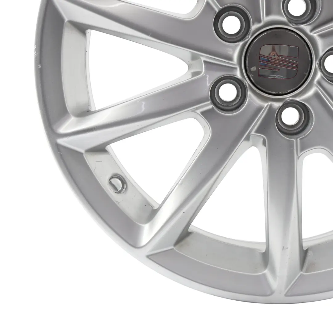 Seat Ibiza Mk4 Cerchione Lega Argento 15" 6J ET38 5X100 - SKU 6J0601025K-3 - Numero di parte 6J0601025K
