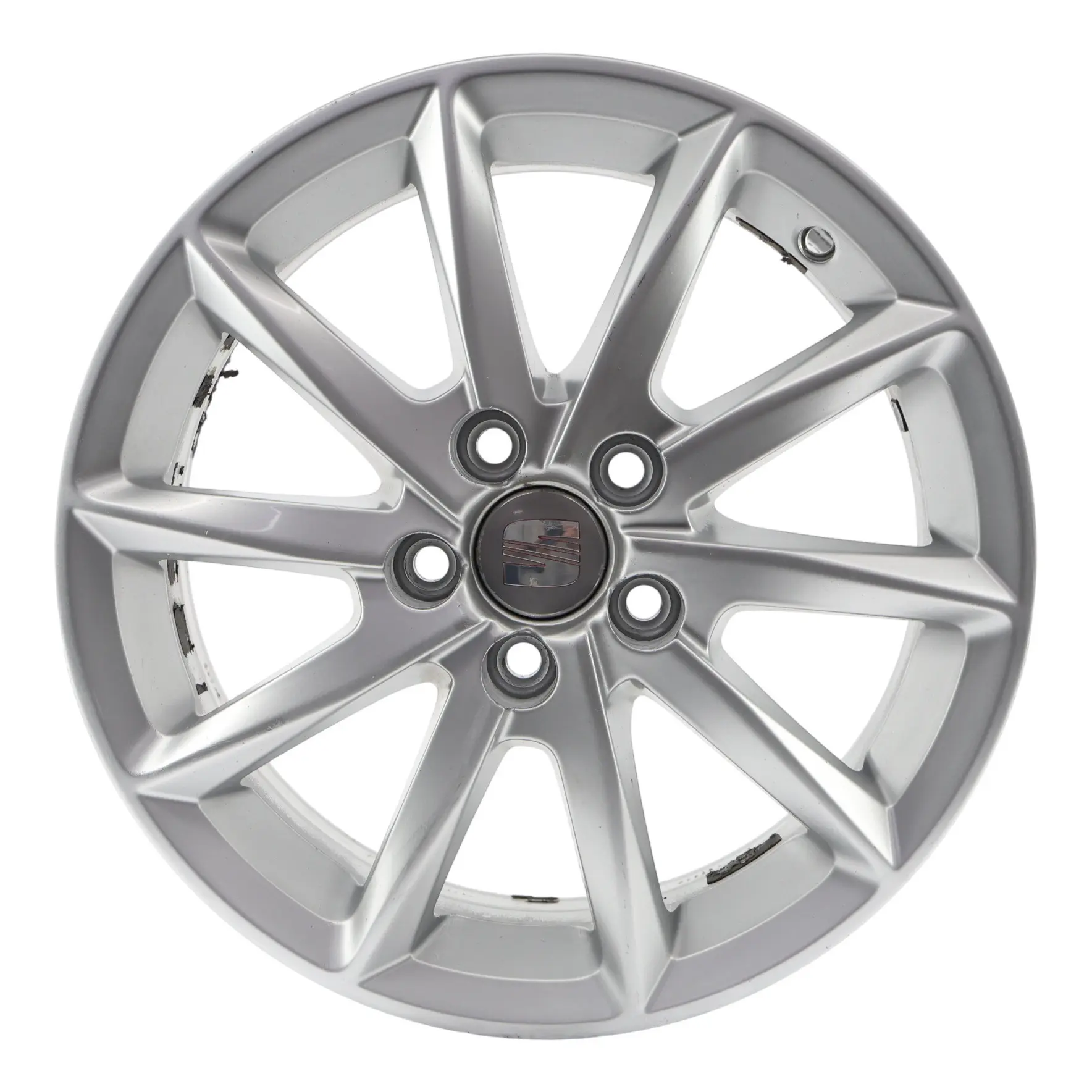 Seat Ibiza Mk4 Felga Aluminiowa Srebrna 15" 6J ET38 5X100 6J0601025K