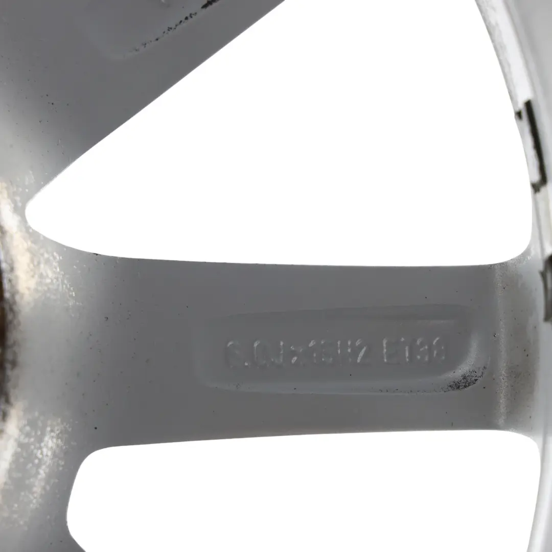 Seat Ibiza Mk4 Felga Aluminiowa Srebrna 15" 6J ET38 5X100 - SKU 6J0601025K-4 - Numer Części 6J0601025K