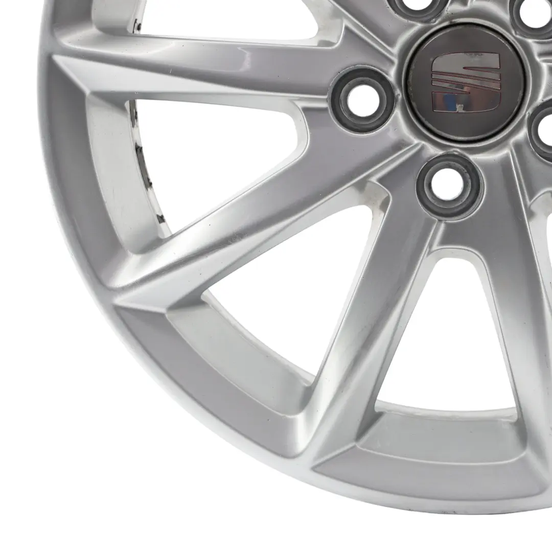 Seat Ibiza Mk4 Llanta Aleación Plata 15" 6J ET38 5X100 - SKU 6J0601025K-4 - Número de pieza 6J0601025K