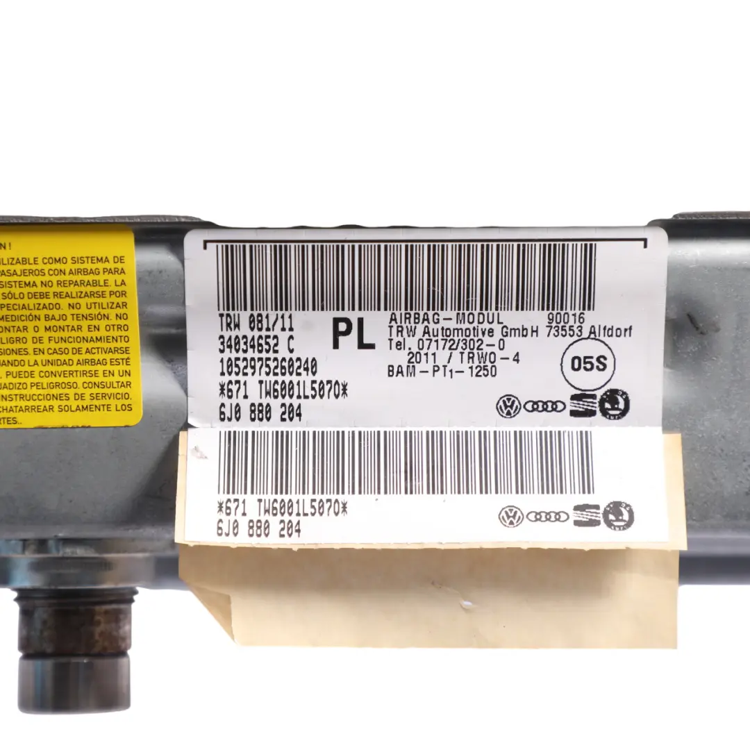 Seat Ibiza 6F 6J 6P Dashboard Air Module Unit Passenger Side - SKU 6J0880204 - Part number 6J0880204