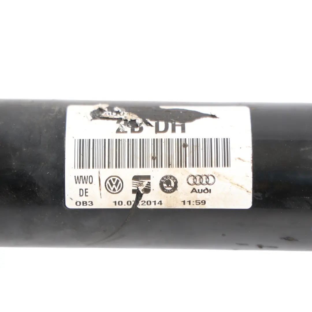 Skoda Fabia 5J Mk2 Front Axle Driveshaft Right O/S 1.2 Manual - SKU 6Q0407272BD - Part number 6Q0407272BD